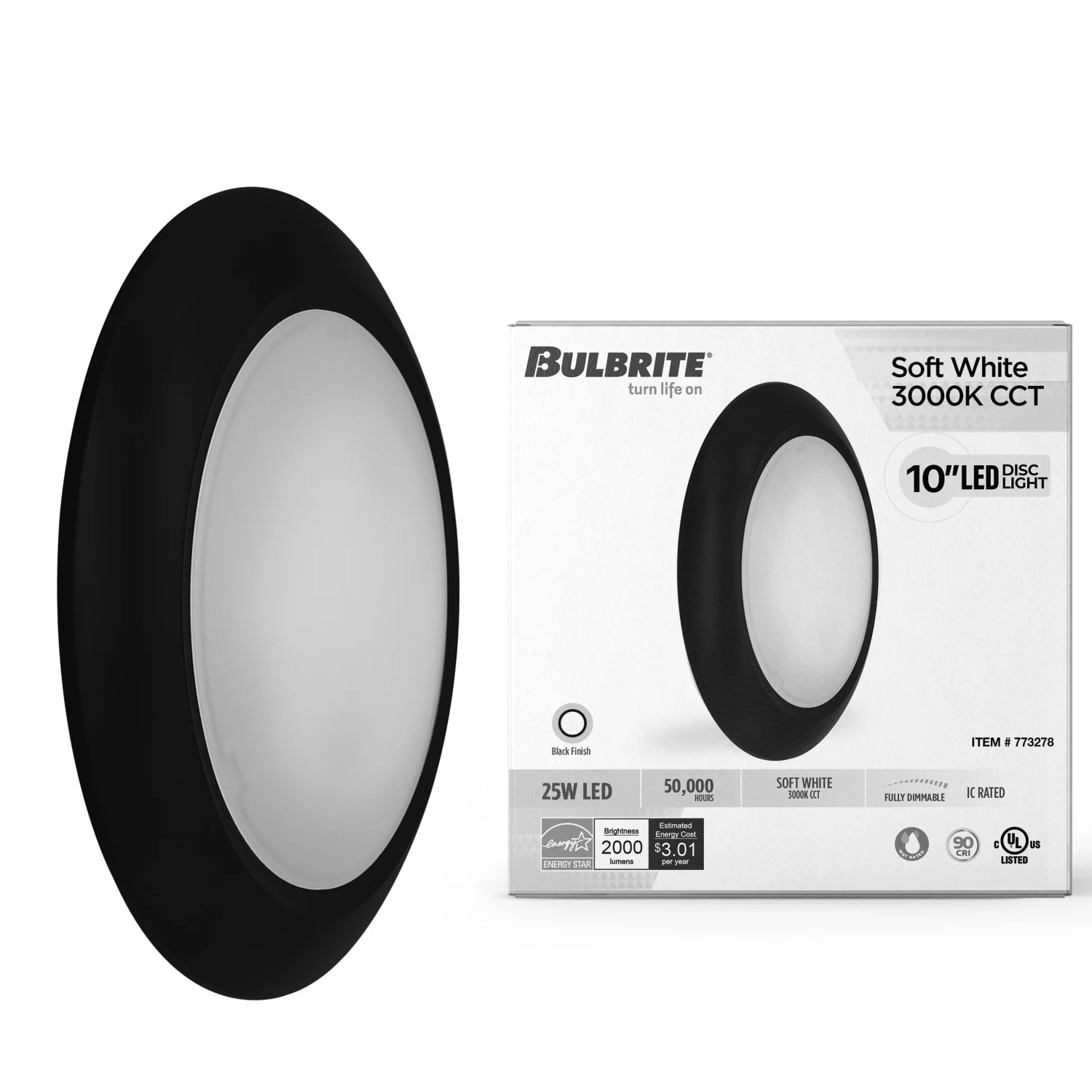Bulbrite LED 25 W Downlight Fixture, 3000K (Soft White Light) - view 2
