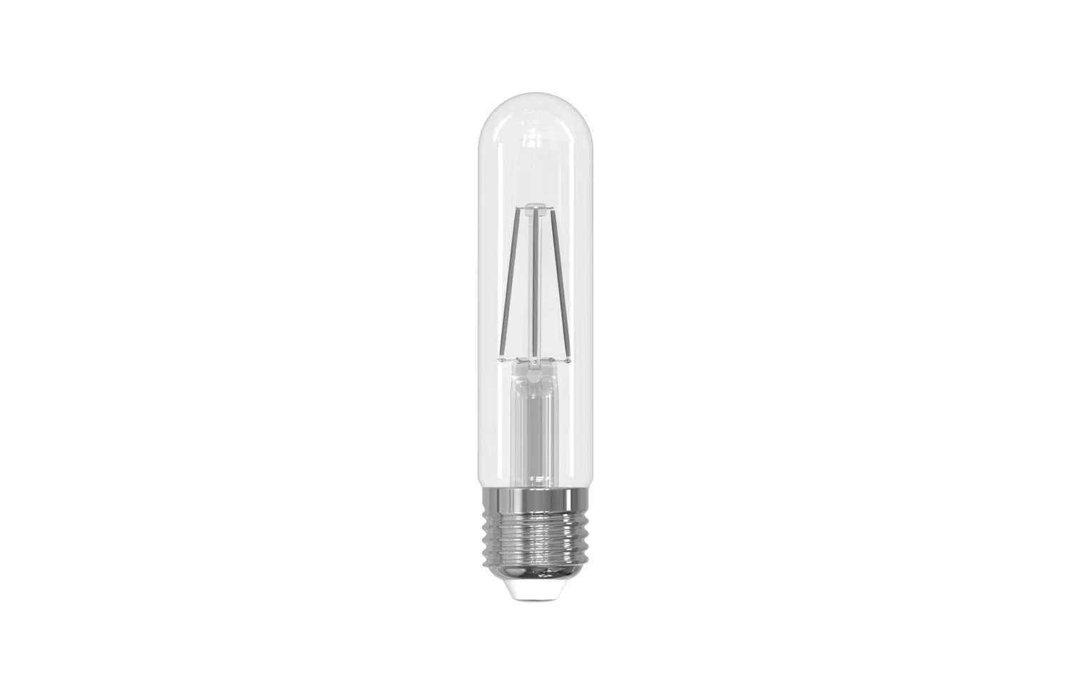 Bulbrite LED 3 W T9 5‘’ Light Bulb With A Clear Finish And Medium Screw (E26) Base, 2700K (Warm White Light)
