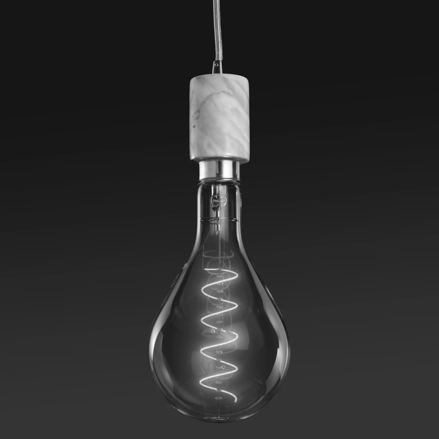 Bulbrite LED 4 W Pendant Fixture With A Clear Finish, 2200K (Amber Light)