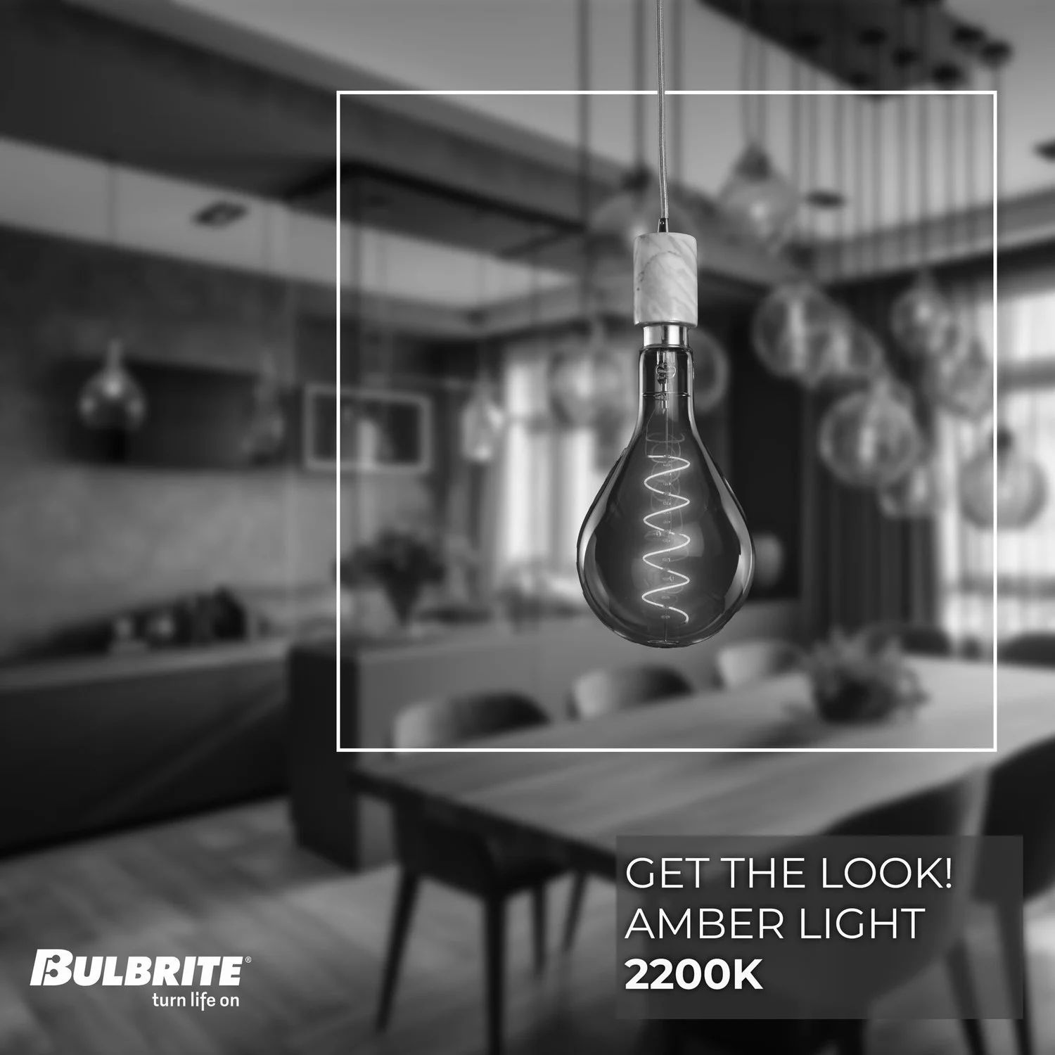 Bulbrite LED 4 W Pendant Fixture With A Clear Finish, 2200K (Amber Light) - view 3