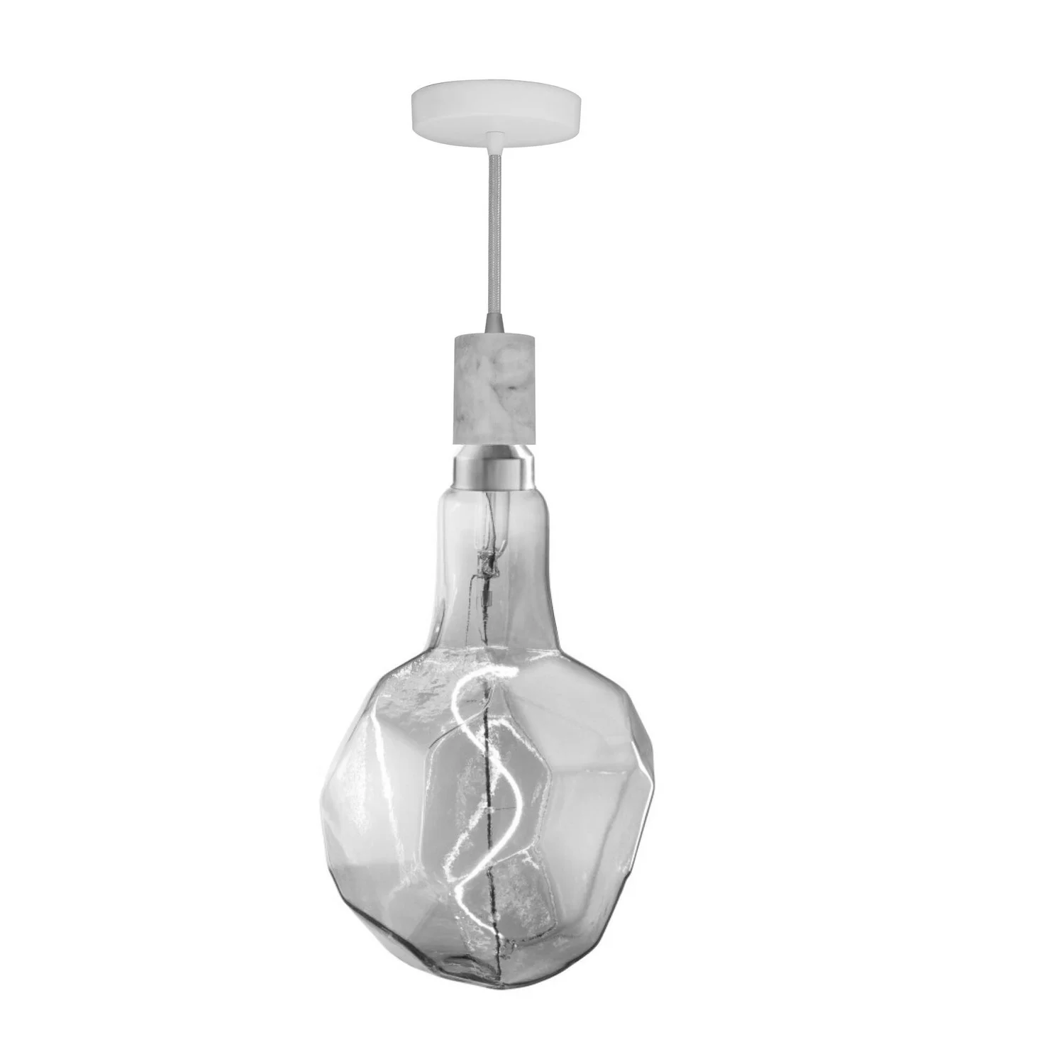 Bulbrite LED 4 W Pendant Fixture With An Antique Finish, 2000K (Amber Light)