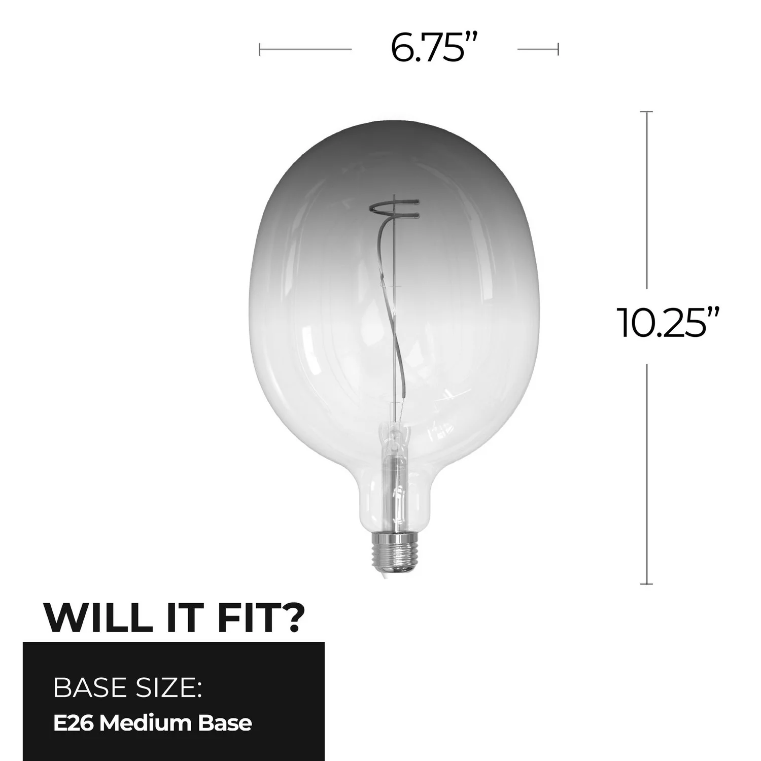 Bulbrite LED 4.5 W C53 Light Bulb With Medium Screw (E26) Base, 3000K - view 2