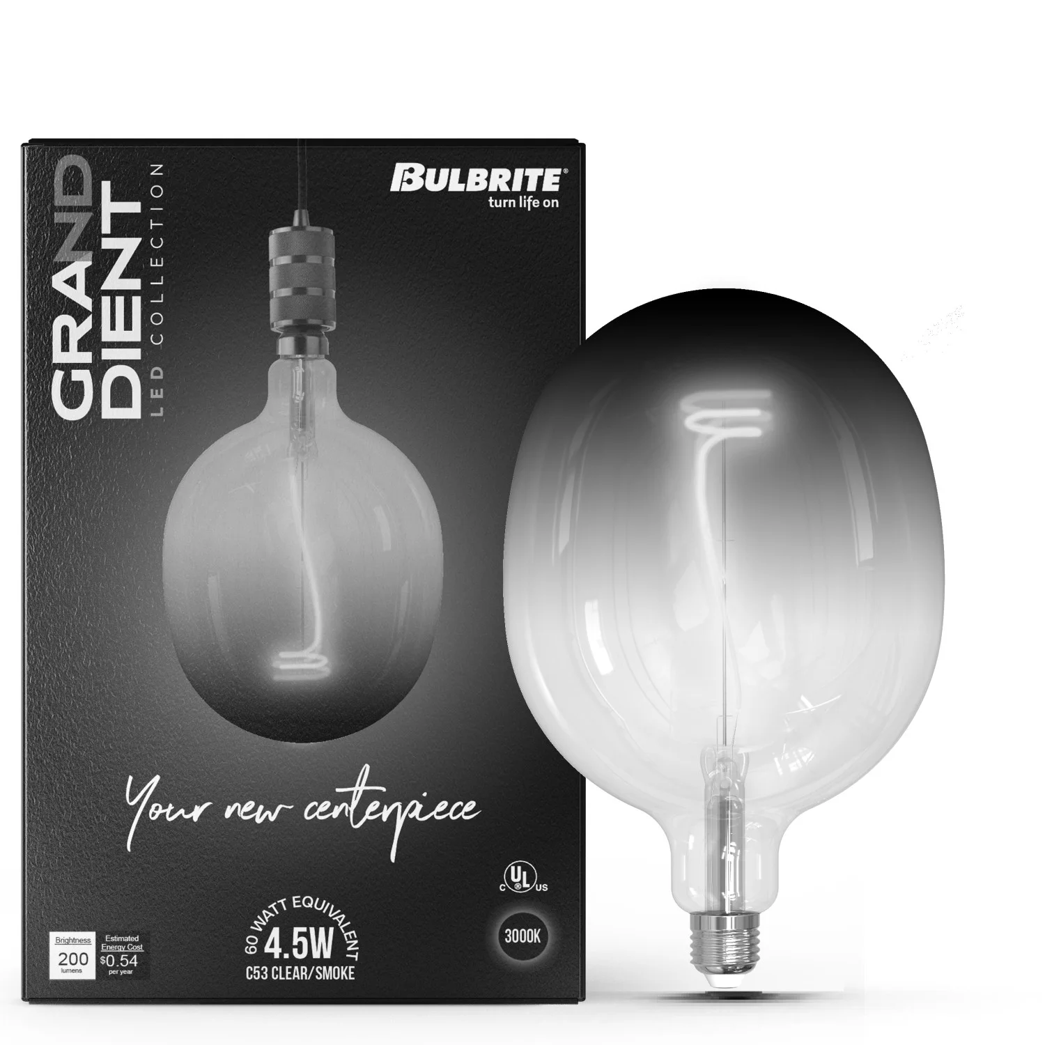 Bulbrite LED 4.5 W C53 Light Bulb With Medium Screw (E26) Base, 3000K - view 4