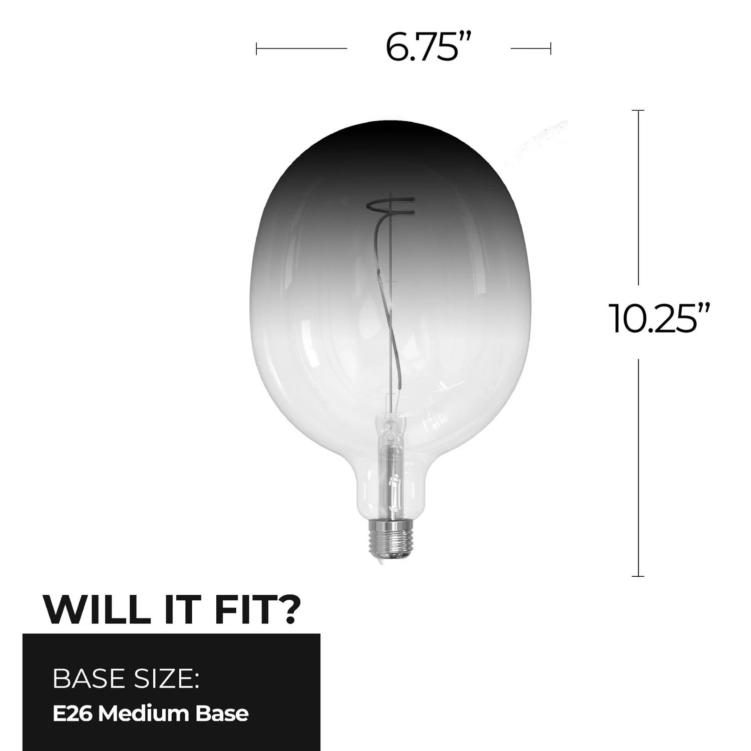 Bulbrite LED 4.5 W C53 Light Bulb With Medium Screw (E26) Base, 3000K - view 5