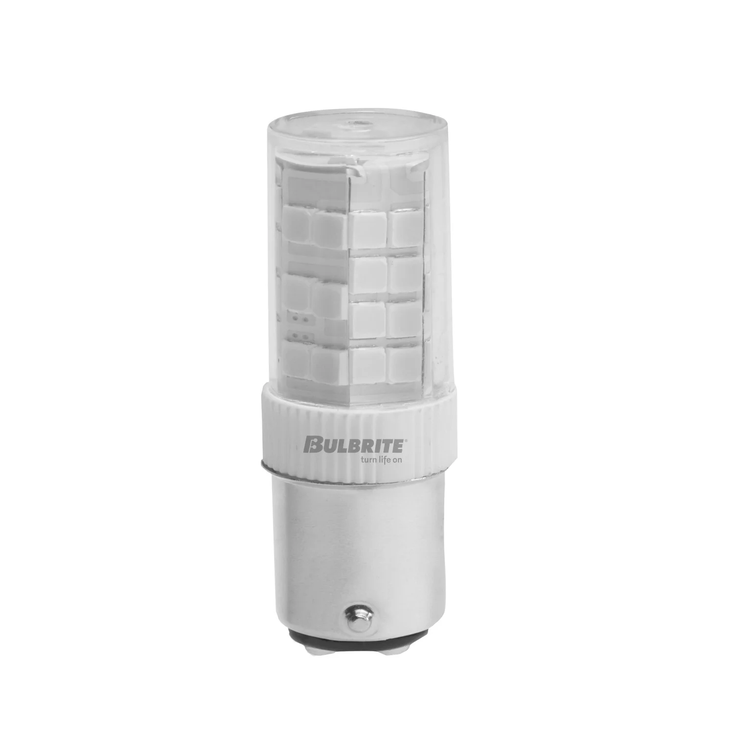 Bulbrite LED 4.5 W T5 Light Bulb With A Clear Finish And Double-Contact Bayonet (Ba15d) Base
