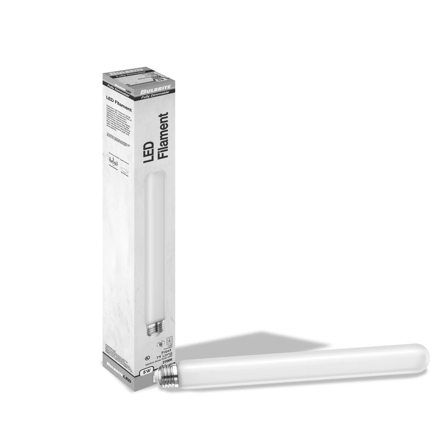 Bulbrite LED 5 W T9 11'' Light Bulb With A Frost Finish And Medium Screw (E26) Base - view 2