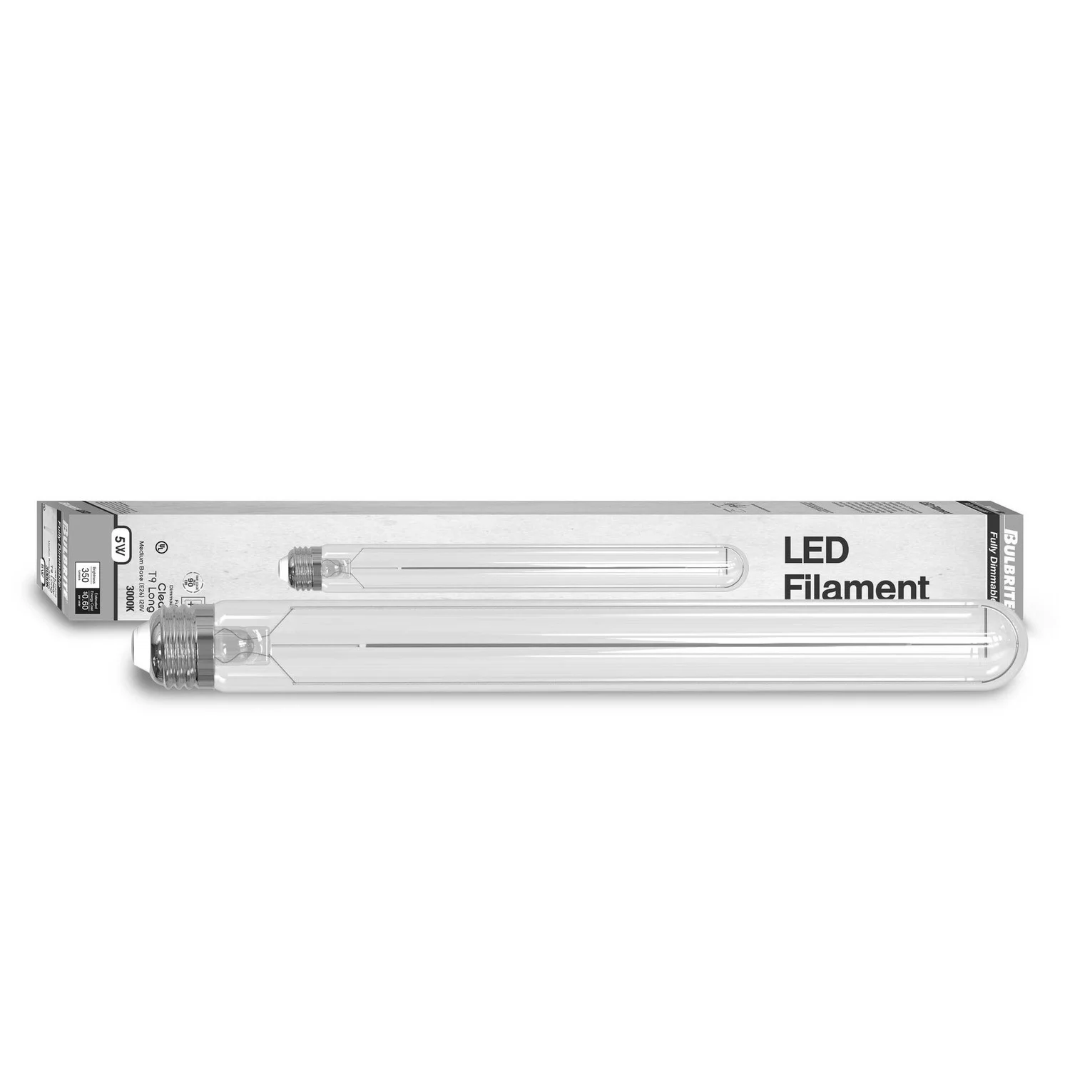Bulbrite LED 5 W T9 11‘’ Light Bulb With A Clear Finish And Medium Screw (E26) Base - view 2