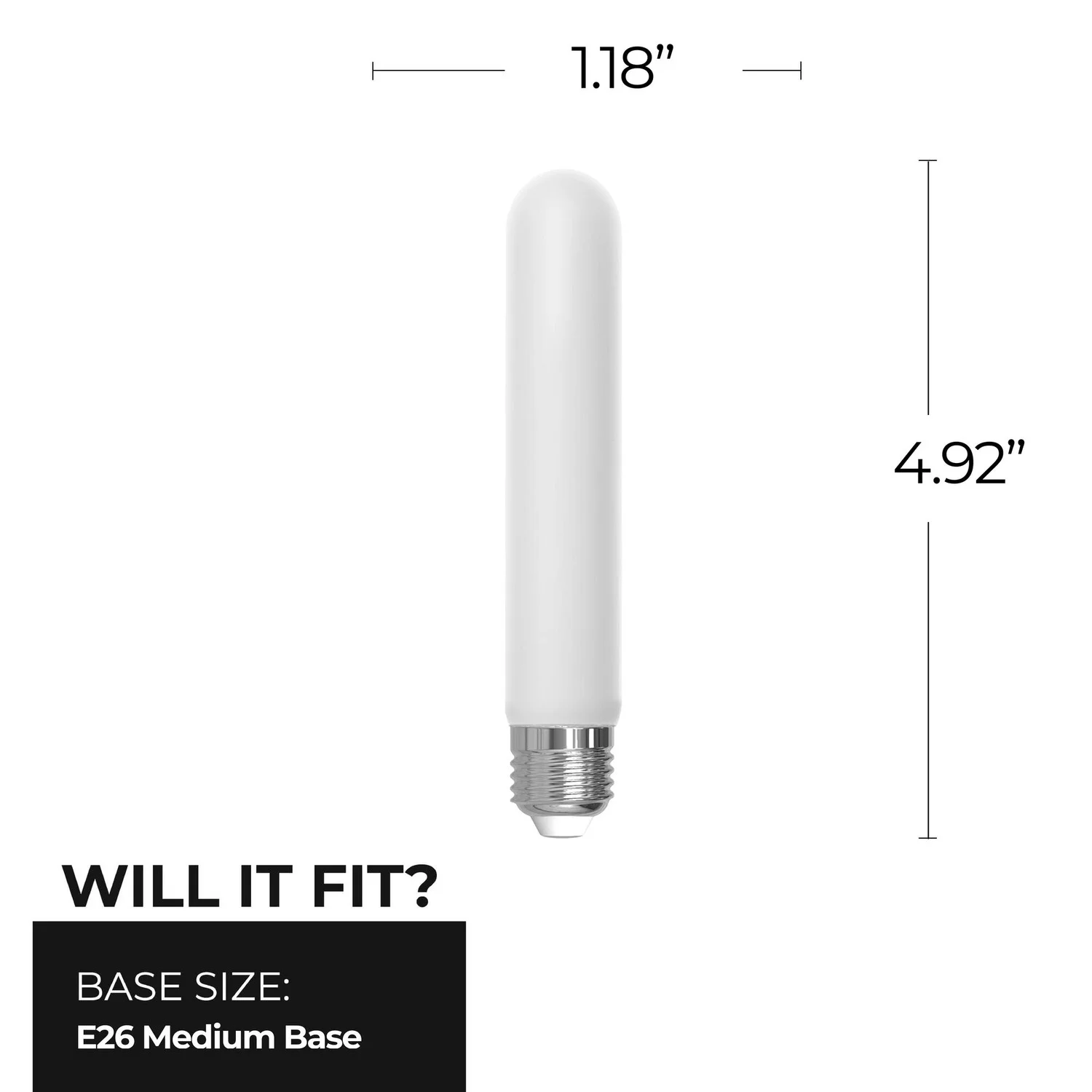 Bulbrite LED 13 W ST18 Light Bulb With A Clear Finish And Medium Screw (E26) Base, 5000K (Soft Daylight Light) - view 3