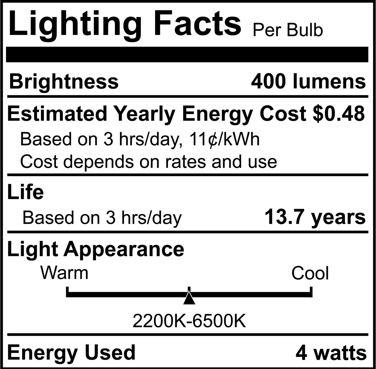 Bulbrite Solana Smart LED Wifi Light Bulb, A19 / E26 Base, 5.5w, 2200K-6500K, Milky Finish - view 2