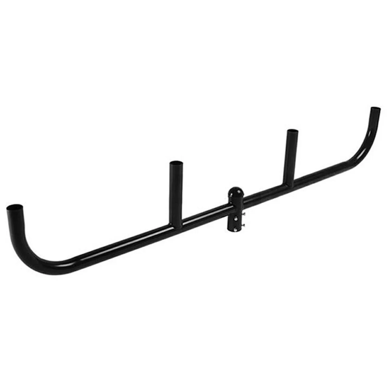 Bullhorn with 4 Arms Inline, Black Oxide Steel, 3/16-18 x 1.00 Long Hex Head Screw