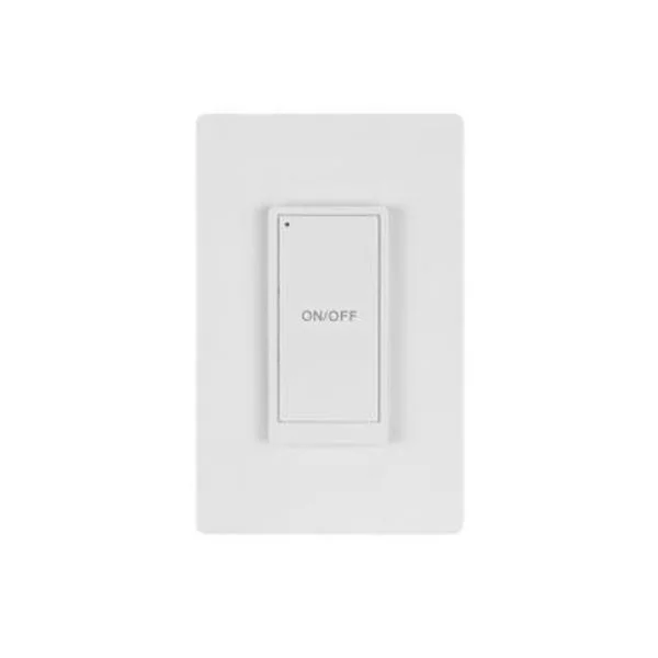 C-Max Network Control - 1 Button Wall Switch, White