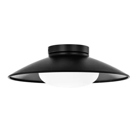 C421D LED Ceiling Fixture 10W 3000K|4000K Black Frosted Opal Glass