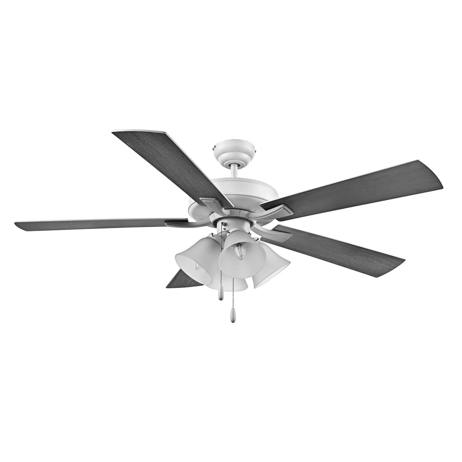 Calivane 52" 5-Blade LED Ceiling Fan, Etched Glass, 120V, 3000K, ETL Listed, Title 24 - view 2