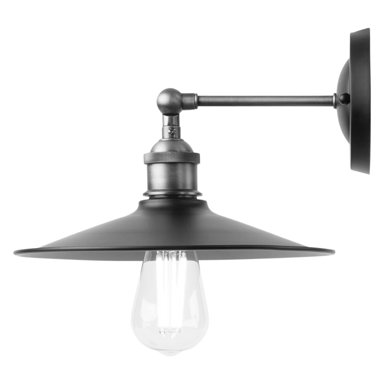 Canopy Classic Collection Wall Sconce, Vintage Antique Style Fixture, Antique Brass Finish