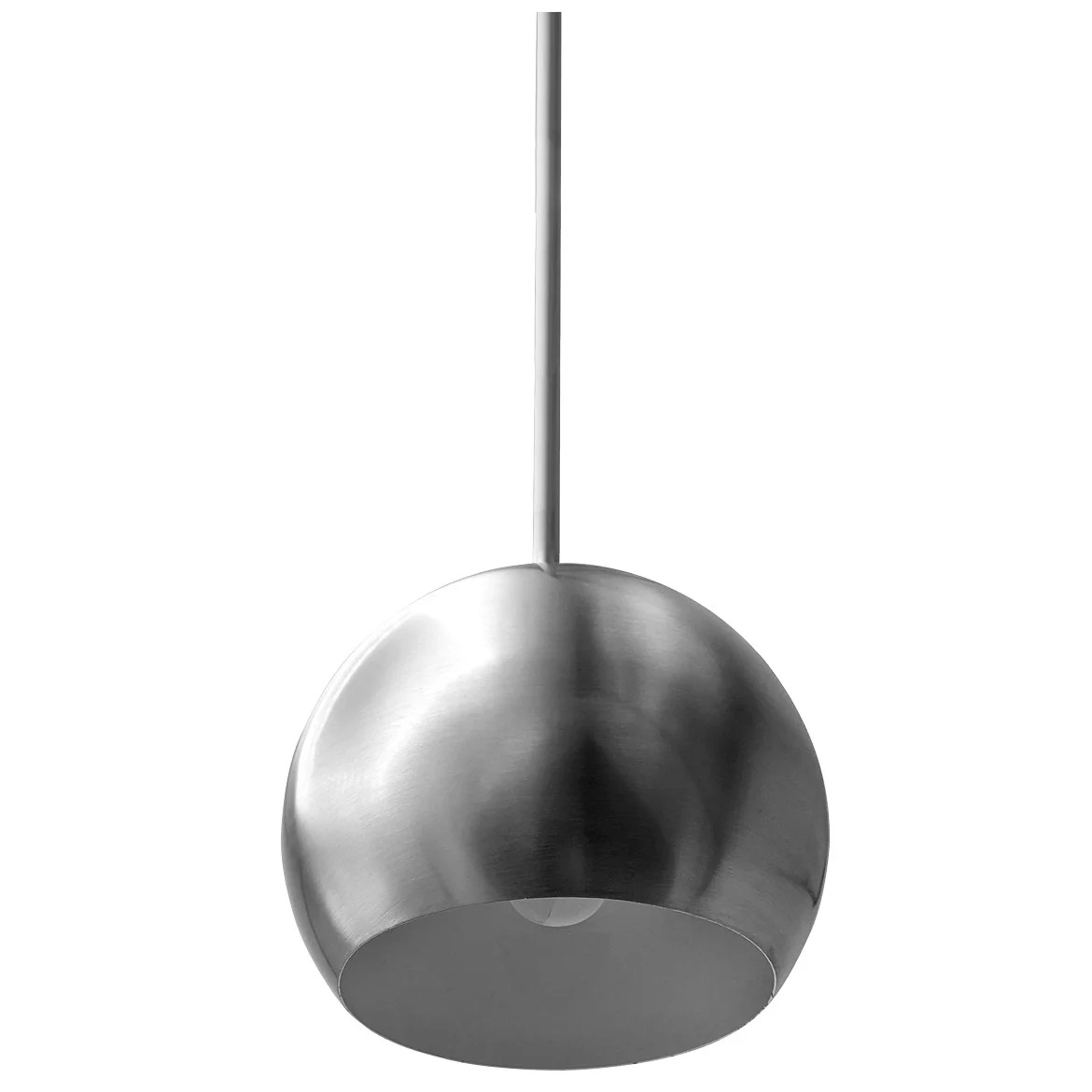 Canopy Pendant Rigid Stem Fixture, Medium Base, 120 Volts, Brushed Nickel