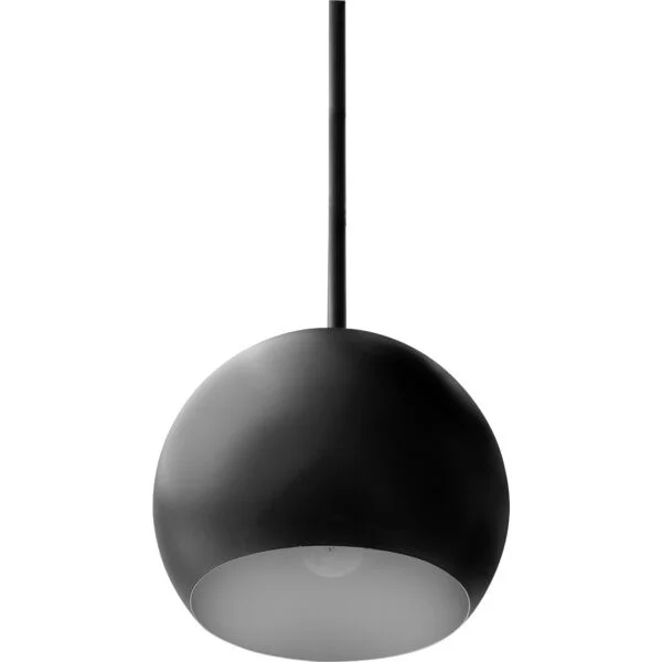 Canopy Pendant Rigid Stem Fixture, Medium Base, Black