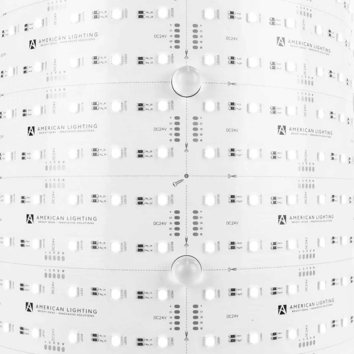 Canvas RGBW Series, 24V DC LED Light Sheet, RGB + 3000K, 12” x 24”