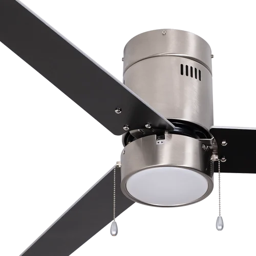 GlobaLux MCF Series, 52" Modern Ceiling Fan, 3 Blades, 18W Integrated LED, 120V Dimmable, 3000K, 80+...