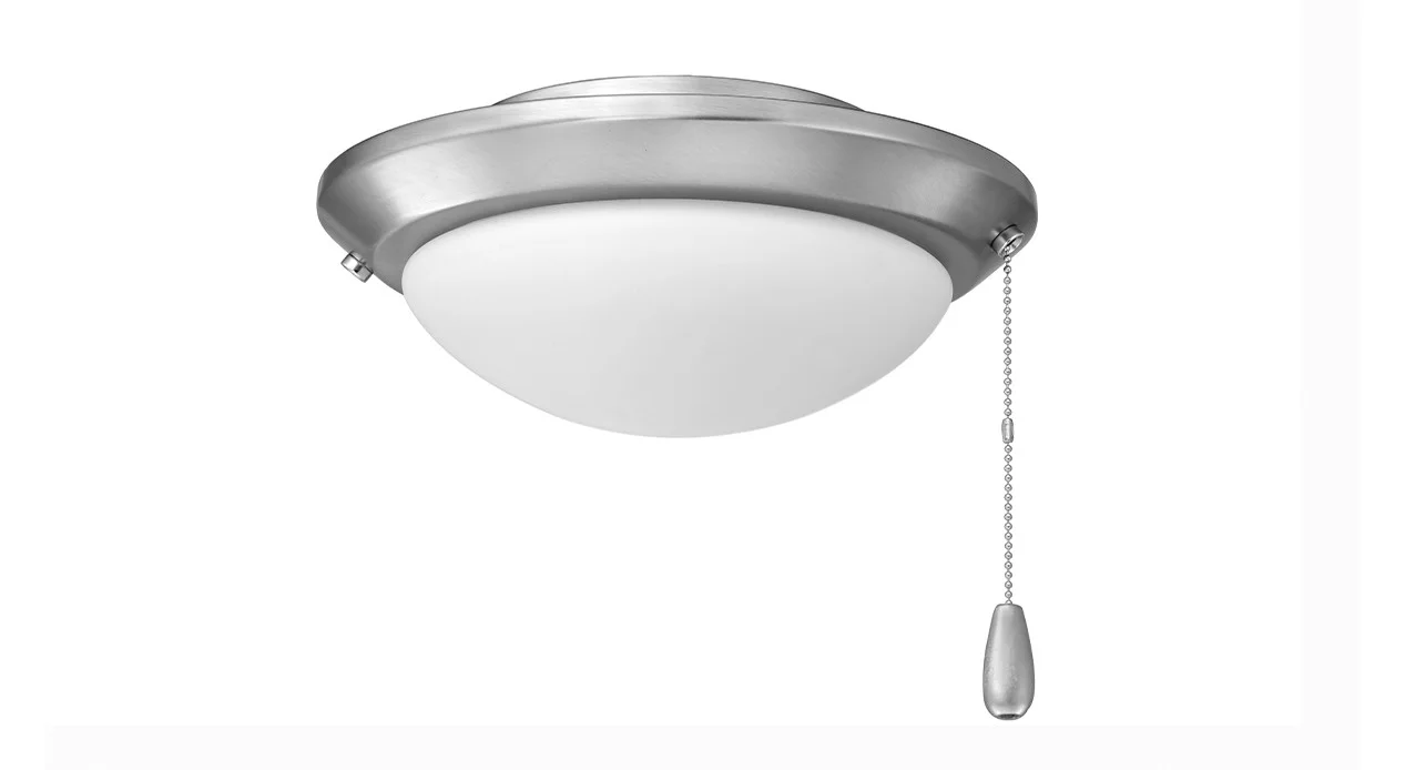 Ceiling Fan Light Kit, Energy Star, Brushed Nickel Finish - view 2