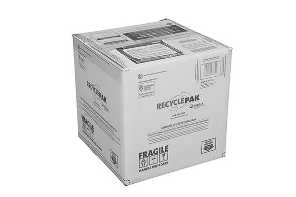 RecyclePak CFL Recycling Box, Medium, 10/Case