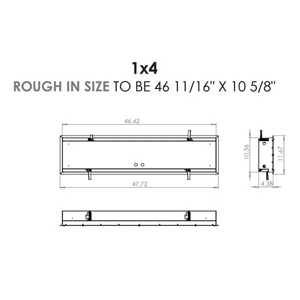 Cleanroom LED Luminaire, 1x4, 4000K, 7000 Lumens, 20 Gauge Cold Roll Steel, 18 Gauge Cold Roll Steel...
