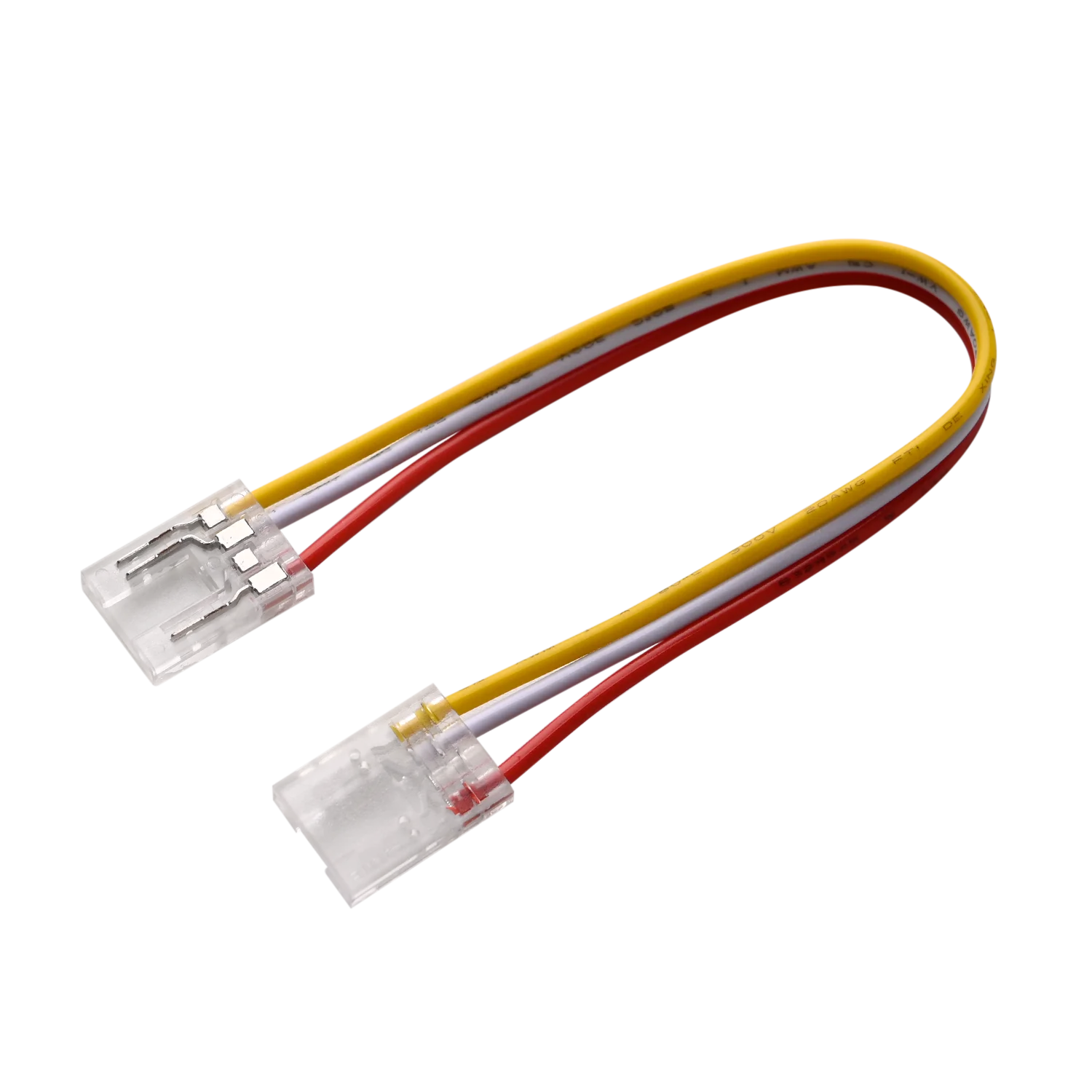 Clear CCT Connector With 6" Wire 5PK