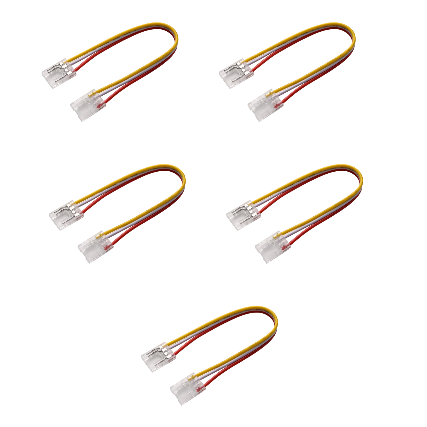 Clear CCT Connector With 6" Wire 5PK - view 2