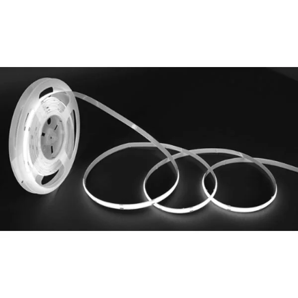 COB LED Strip, 320 LEDs/m, 24V, 8mm, 100ft