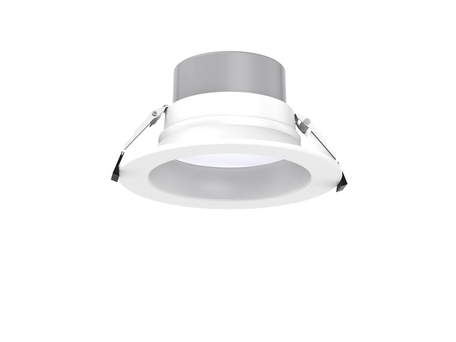 Commercial Downlight, 8", 35/30/25/20/15W, 27/30/35/40/5000K, 0-10V Dimming, White