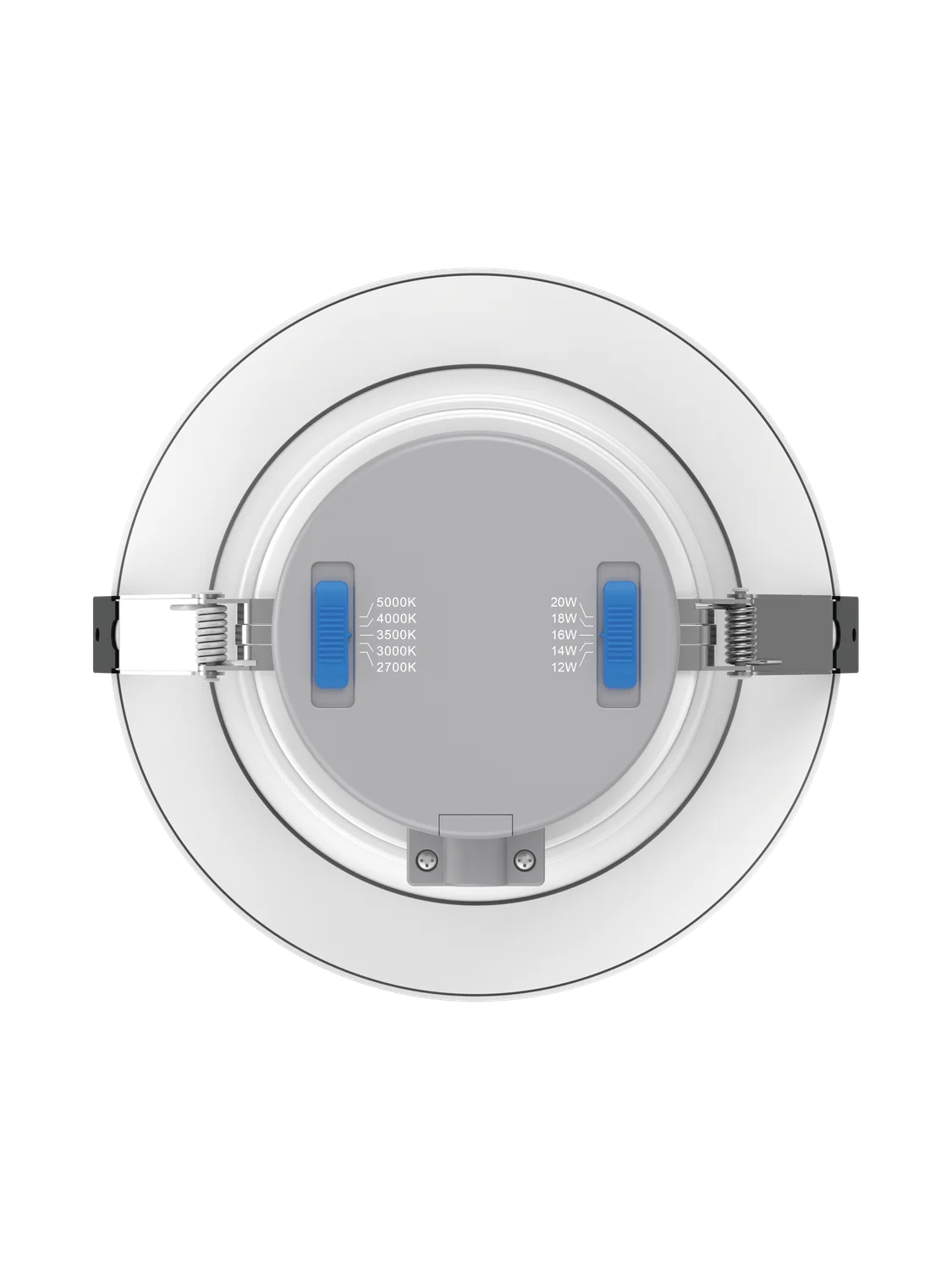 Commercial Downlight, 8", 35/30/25/20/15W, 27/30/35/40/5000K, 0-10V Dimming, White - view 3