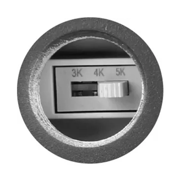 Commercial LED, 40W, Tunable CCT (3000K/4000K/5000K), Striped Clear Plastic Lens, Bronze Finish - view 2