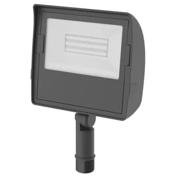 Commercial LED Flood Light, 15W, 5000K, Knuckle Mount, Bronze Finish
