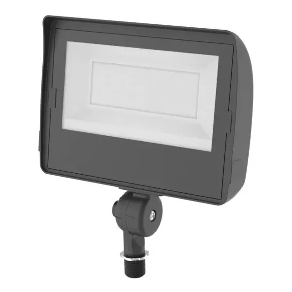 Commercial LED Flood Light, 60W, Knuckle Mount, Bronze Finish