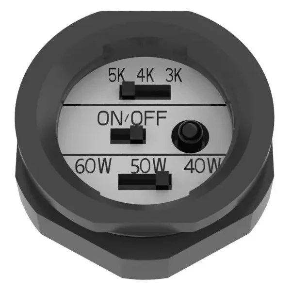 Commercial LED Flood Light, 60W, Knuckle Mount, Bronze Finish - view 4