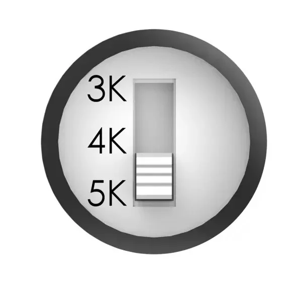 Commercial LED L60WTUNFLKNCL11, Knuckle Mount, Tunable Wattage 35W|45W|60W, Tunable CCT 3000K|4000K|...