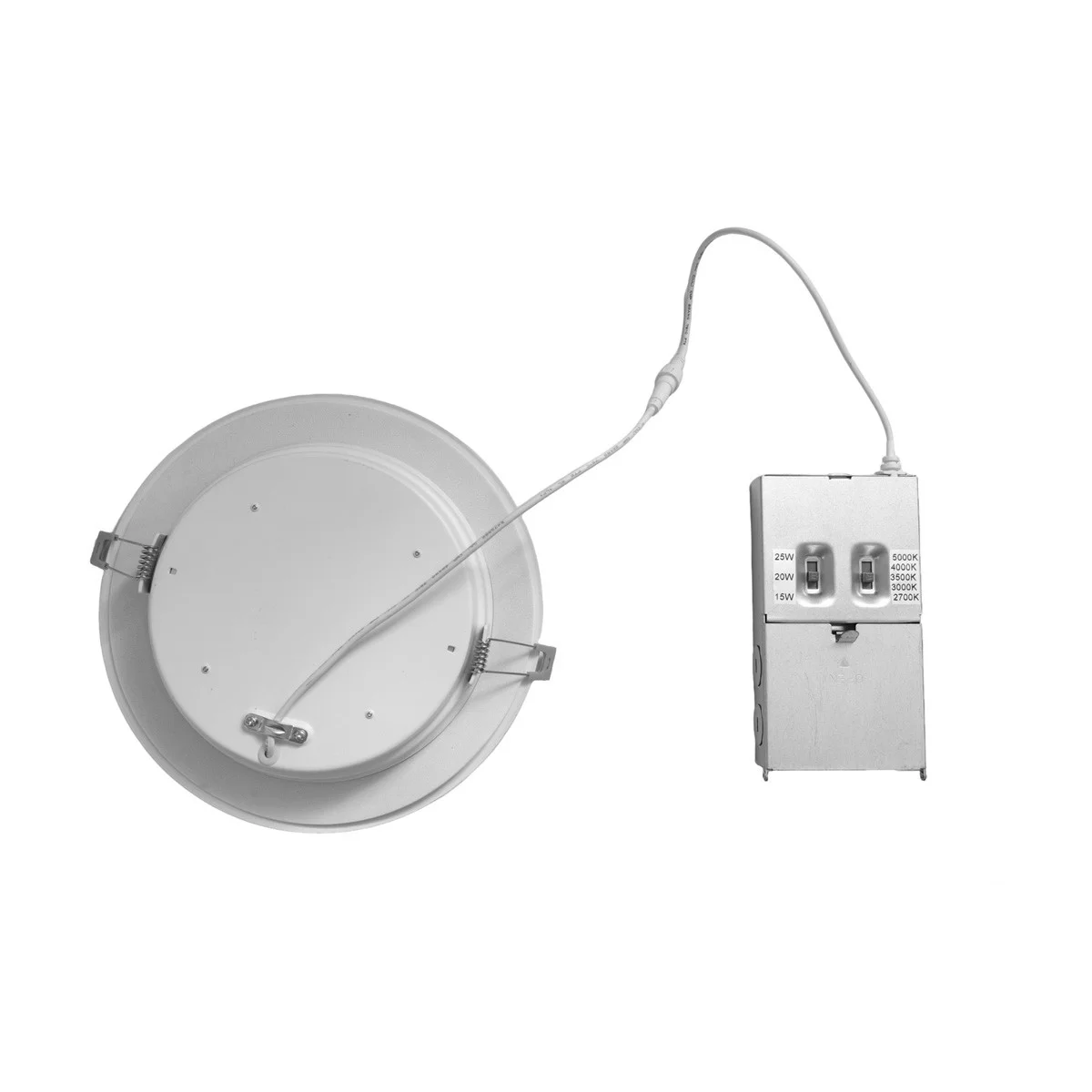 Commercial 6" 3W 5CCT LED Slim Downlight, White, 6", 5CCT, 12W/15W/18W, 120-277V - view 2