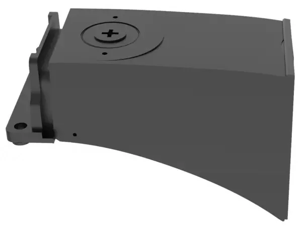 Commercial LED Straight-Arm Mount, for 150W-300W LED Flood, Bronze Finish, Outdoor Powder Coating, Fits Round and Squ...