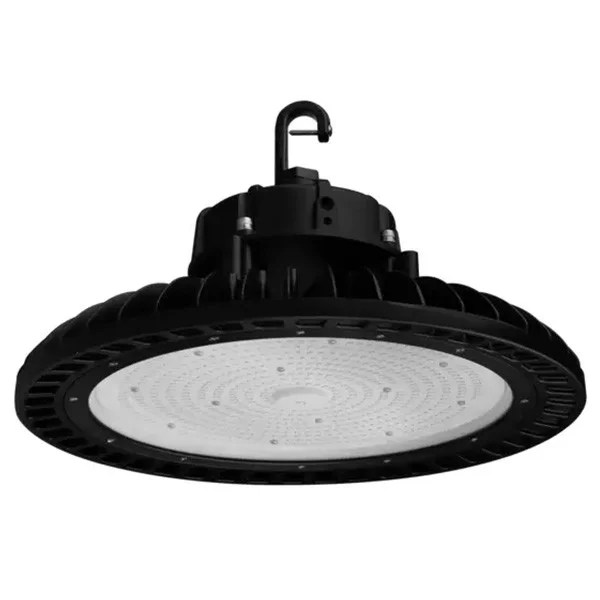 Commercial LED, 150W, 5000K, Black Finish, Flat Clear Glass Lens