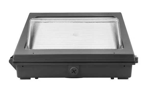 Commercial LED Wall Pack Fixture, Bronze Finish, Clear Glass Lens, Tunable Wattage - view 3