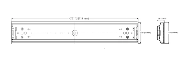 Commercial LED Wrap, 4 Foot, UXH Series, Field Adjustable CCT - view 2