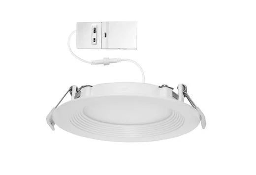 Commercial Slim Downlight 4in, 13W, Lumen Select 660/820/1075lm, 2700-5000K, Color Selectable Baffle Trim, 120-277V, ...