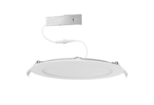 Commercial Slim Downlight 8in, Lumen Select 1100/1230/1500lm, Color Selectable Baffle Trim, 120-277V...