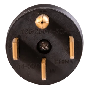 Compact Adapter, NEMA 14-50P to 6-50R, 240V, 50 Amp, 4 Prong Male to 3 Prong Female - view 3