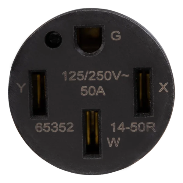 Compact Power Cord Adapter, 50 Amp, NEMA 6-50P to 14-50R, 240V - view 3