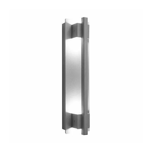 CRE-03 Series Crest Architectural Wall Sconce, 3000K/4000K/5000K, Silver Finish