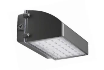 Cut-Off LED Wall Pack, 28 Watts, 3900 Lumens, 4000K, Bronze Finish, Emergency Backup