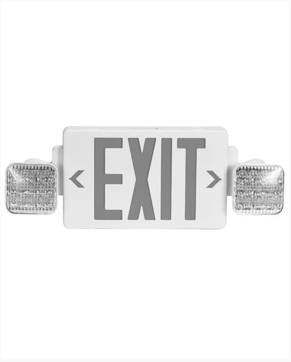 Cyber Tech Lighting E2FLEDX-GR, 2.4W LED Exit Sign, Green Letters, Universal Mount, 120/277V