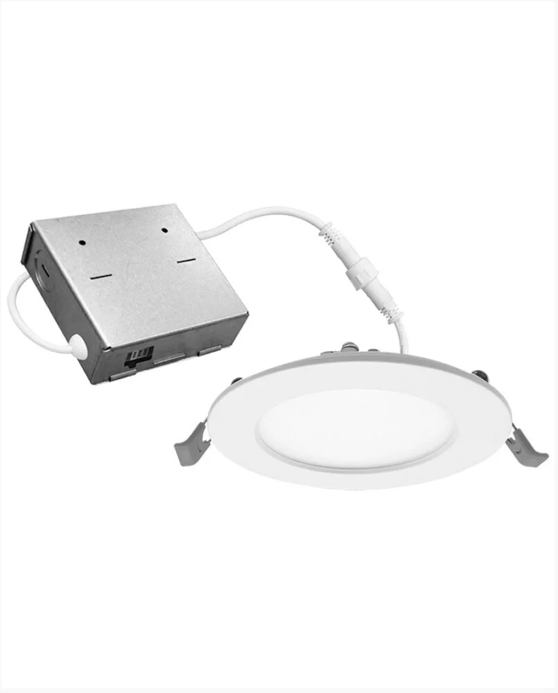 Cyber Tech Lighting LC10RT4-NCBX, 4" LED Slim Can-Less Down Light, 9W, 120VAC, 90CRI, 2700K|3000K|3500K|4000K|5000K, ...