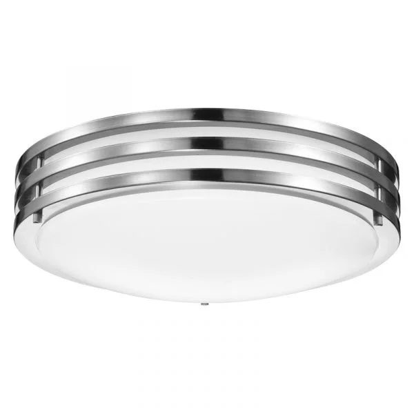 DC Series 35 W LED Ceiling Fixture & Pendant, Satin Nickel