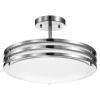 DC Series 35 W LED Ceiling Fixture & Pendant, Satin Nickel - view 2